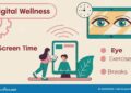 Digital Wellness Infographic For Screen Time And Eye Health Generative ...